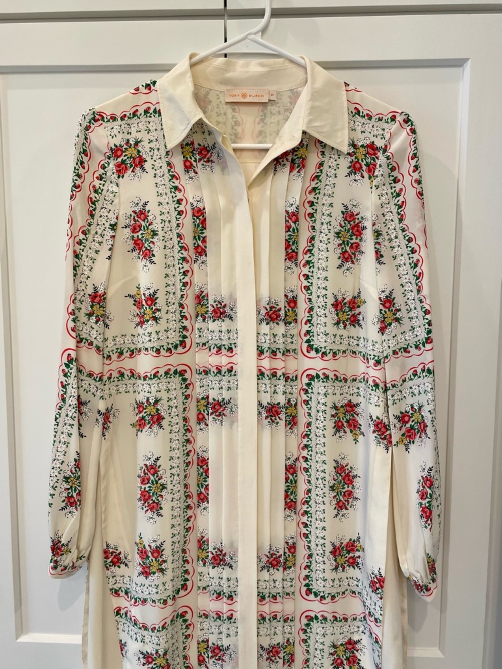 Tory Burch Silk Cora Dress with Floral Print - size 00